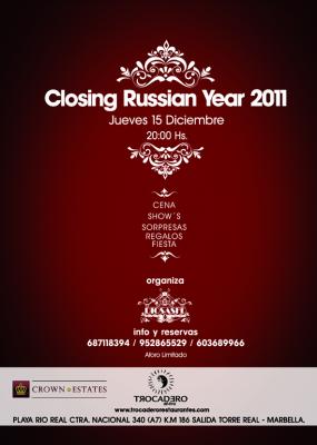 CLOSING RUSSIAN YEAR 2011 TROCADERO ARENA
